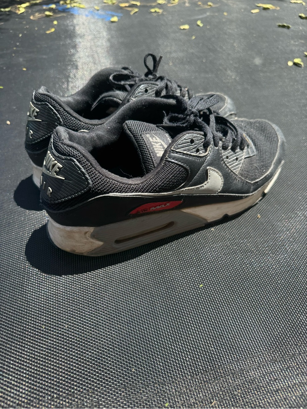 Nike Black and White Men's Air Max Low-Top Sneakers
